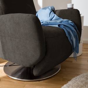 Fauteuil de relaxation Biar Tissu structuré - Marron