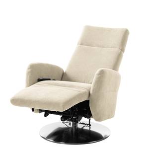 Fauteuil de relaxation Biar Tissu structuré - Beige clair