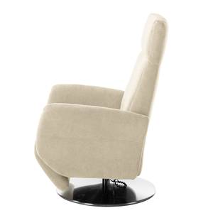 Fauteuil de relaxation Biar Tissu structuré - Beige clair