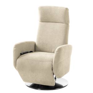 Fauteuil de relaxation Biar Tissu structuré - Beige clair