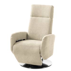 Fauteuil de relaxation Biar Tissu structuré - Beige clair