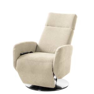 Fauteuil de relaxation Biar Tissu structuré - Beige clair