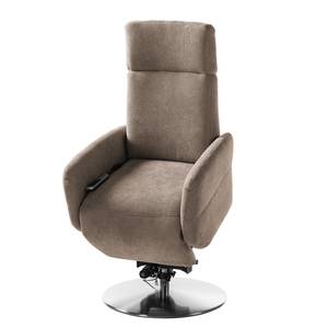 Fauteuil de relaxation Biar Tissu structuré - Beige chaud