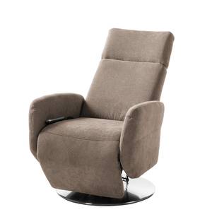 Fauteuil de relaxation Biar Tissu structuré - Beige chaud