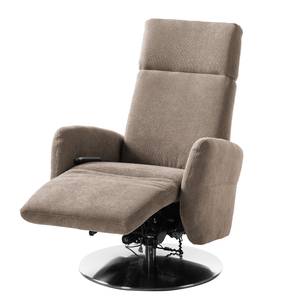 Fauteuil de relaxation Biar Tissu structuré - Beige chaud