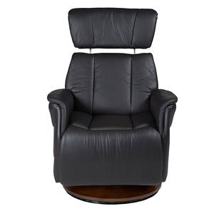 Fauteuil de relaxation Canadia Cuir véritable / Cuir synthétique chocolat