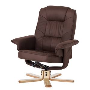 Fauteuil de relaxation Canillo II Microfibre marron