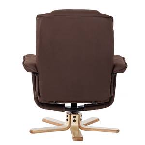 Fauteuil de relaxation Canillo II Microfibre marron