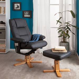 Relaxfauteuil Cosimo (met hocker) kunstleer