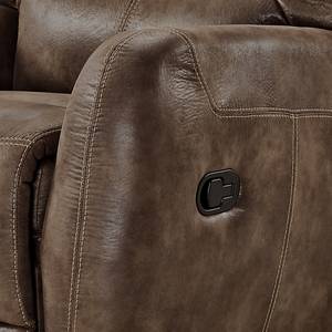 Fauteuil de relaxation Elsfjord Microfibre - Marron