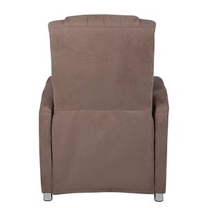 Tv-fauteuil Juist microvezel - bruin - Geen functie