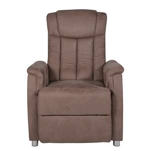 Tv-fauteuil Juist microvezel - bruin - Geen functie