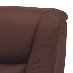 Fauteuil de relaxation Knuckey Avec dispositif électrique - Microfibre - Marron