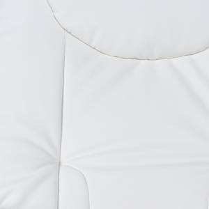 Fauteuil de relaxation Korfu Avec repose-pieds Imitation cuir - Blanc