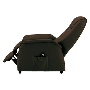 Relaxfauteuil Malthe mokkakleurig echt leer