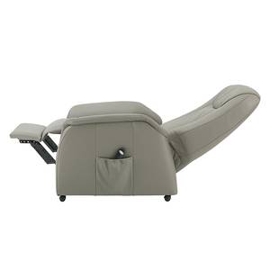 Relaxfauteuil Malthe taupe echt leer