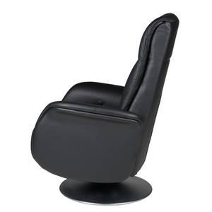 Relaxfauteuil Massione echt leer zwart