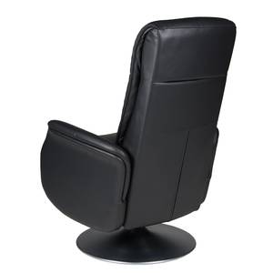 Relaxfauteuil Massione echt leer zwart