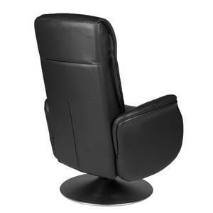 Relaxfauteuil Massione echt leer zwart