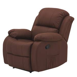 Relaxfauteuil Ravels microvezel bruin