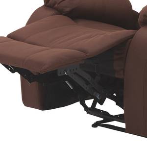 Relaxfauteuil Ravels microvezel bruin