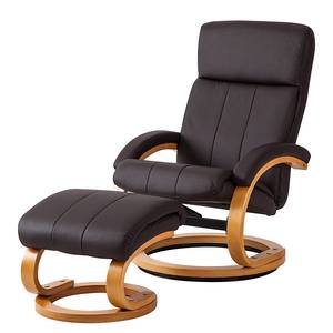 Fauteuil de relaxation Vancouver Cuir synthétique marron