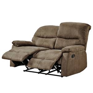 Relaxsofa Donnes (2-Sitzer) Microfaser - Hellbraun