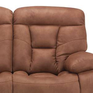 Relaxsofa Hankey (2-Sitzer) Microfaser - Hellbraun