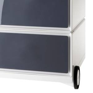 Rollcontainer easyBox I Weiß / Anthrazit