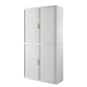 Aktenschrank easyOffice II Weiß / Grün - Höhe: 204 cm