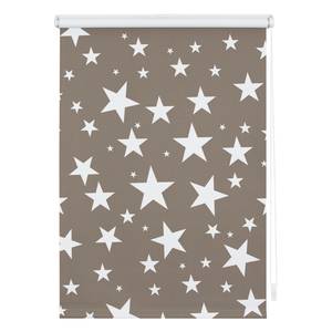 Store Priboi II Tissu - Taupe / Blanc - 45 x 180 cm