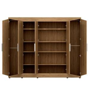 Drehtürenschrank Rumia Braun - Holzart/Dekor - 253 x 213 x 62 cm