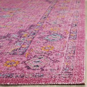 Teppich Alvita Mischgewebe - Pink - 90 x 150 cm