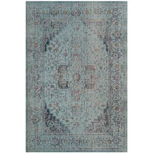 Teppich Ambrosine Mischgewebe - Hellblau - 120 x 180 cm