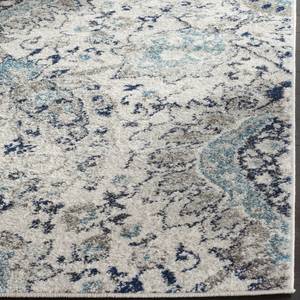 Tapis Mischa Tissu mélangé - Beige clair / Turquoise - 200 x 300 cm