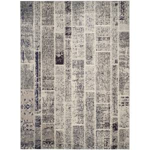 Tapijt Effi kunstvezels - Zandkleurig/grijs - 200 x 300 cm
