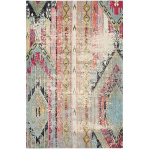 Teppich Jade Kunstfaser - Mint / Beige - 120 x 180 cm