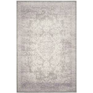 Tapis Annabelle Fibres synthétiques - Beige / Pourpre - 200 x 300 cm