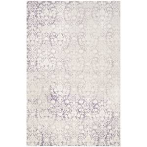 Tapis Bettine Fibres synthétiques - Sable / Violet - 160 x 230 cm