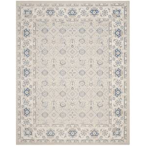 Tapis Pachio Tissu mélangé - Beige / Bleu - 243 x 304 cm