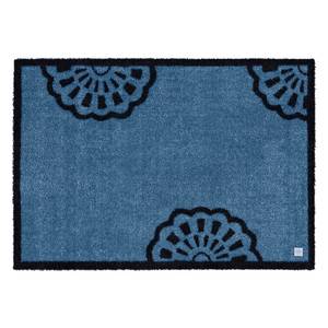 Sauberlaufmatte Lace Farbe Blau - 50x70cm