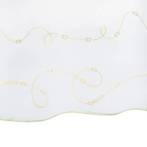 Tendina greta verde 150x50 cm Bianco - Tessile - 150 x 50 cm