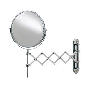 Miroir mural télescopique Franziska Chrome Avec grossissement x5