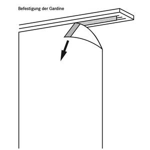 Schiebegardine Nana Webstoff - Kirschrot