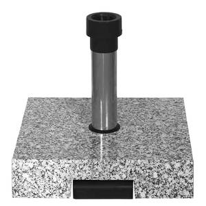 Schirmständer Parrin I Kunststoff / Aluminium - Granit Hell