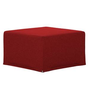 Pouf convertible Fame Tissu Tissu Zahira : Rouge