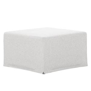 Pouf convertible Fame Tissu Tissu Zahira : Blanc