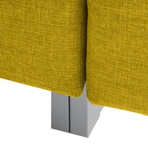 Fauteuil convertible Aura Tissu - Jaune