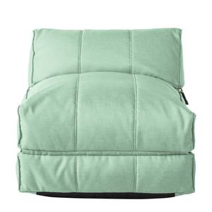 Slaapfauteuil Caneva geweven stof - Mintgroen