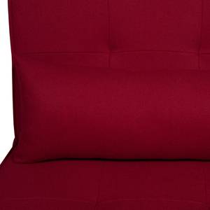 Slaapfauteuil Cardini Uno geweven stof Stof Bora: Rood